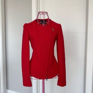 Emporio Armani Vibrant Red Knit Top